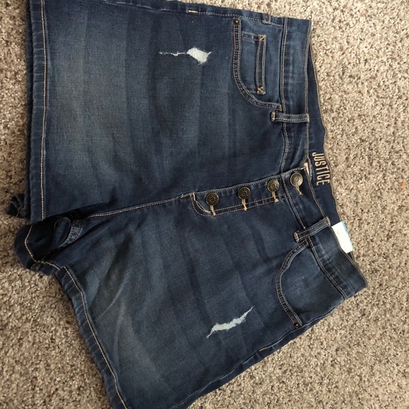 justice plus size shorts